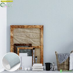 วอลเปเปอร์ติดผนังลายสีพื้นฟ้าอ่อน