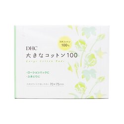 DHC Large Cotton 100 sheets (size: 70 mm x 75 mm)