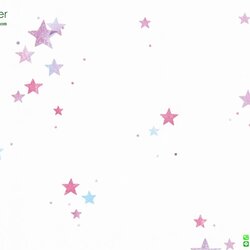 วอลเปเปอร์ติดผนังลายรูปดาวสีชมพู,ฟ้า