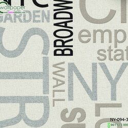 วอลเปเปอร์ลายตัวอักษร พื้นสีขาวมน