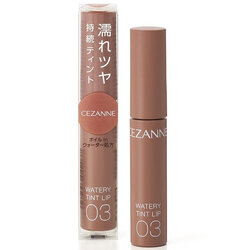 Cezanne Watery Tint Lip 4 g. #03 Beige Brown