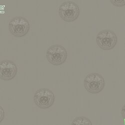 versace wallpaper ลายวงกลมเทา