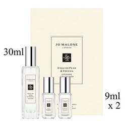 Jo Malone Cologne Gift Box Set (English Pear & Freesia 30 ml. + Wild Bluebell 9 ml. + Wood Sage & Sea Salt 90 ml.)