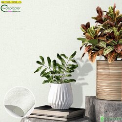 วอลเปเปอร์ติดผนังลายปูนเปลือยสีขาว