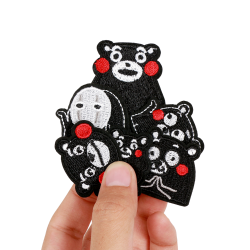 P006 เซ็ตตัวรีดติดเสื้อ Kuma-mon