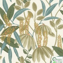 วอลเปเปอร์ลายใบไม้ No.580624