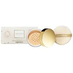 Laura Mercier The Guiding Star Translucent Loose Setting Powder & Puff #Tone Up สีชมพูพีชให้สีผิวสว่าง