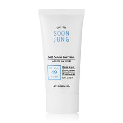 Etude House Soon Jung Mild Defence Sun Cream SPF49 PA++ 50 ml. (Regular Size)