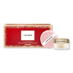 Laura Mercier Set For Perfection Translucent Loose Setting Powder & Puff Set