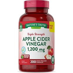 Nature's Truth Apple Cider Vinegar 1200 mg. 200 Capsules