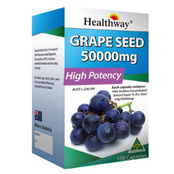 Healthway Grape Seed 50000 mg. (100 Capsules)