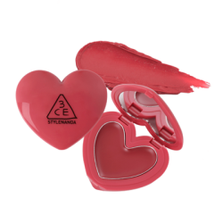 3CE Heart Pot Lip #Woody Rose