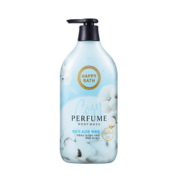 Happy Bath Perfume Body Wash 900 ml. #Cozy Cotton Flower
