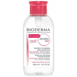 Bioderma Sensibio H2O 500 ml. (หัวปั๊ม) ผิวแพ้ง่าย
