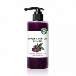 Wonder Bath Super Vegitoks Cleanser 300 ml. #Purple สำหรับผิวมีปัญหาจากมลภาวะ