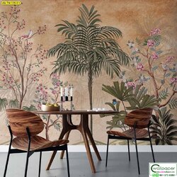 วอลเปเปอร์พิมพ์ลายภาพสวนป่า Premium PM-126