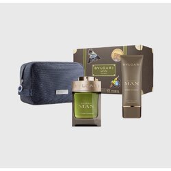 Bvlgari Man Wood Essence Pouch Set