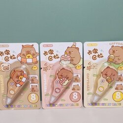 เทปลบคำผิดลายคาปิบาร่า เบอร์ 8 ชิ้นละ 8 บาท ✔️พร้อมส่ง (🎲สุ่มลาย) Ohwowshop เครื่องเขียน ลบได้