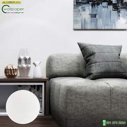 วอลเปเปอร์ติดผนังลายเรียบสีขาว