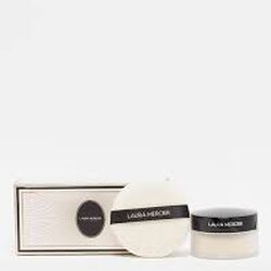 Laura Mercier Indulgent Icons Translucent Loose Setting Powder 29 g.. and Velour Puff Set (Limited Edition)