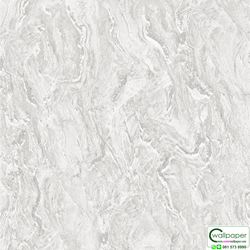 วอลเปเปอร์ลายหินอ่อน สีเทาอ่อน No.70318-1