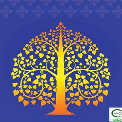 วอลเปเปอร์ลายต้นโพธิ์ THAI-342