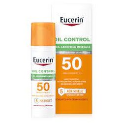 Eucerin Sun Oil Control SPF 50 Face Sunscreen Lotion with Oil Absorbing Minerals 75 ml.