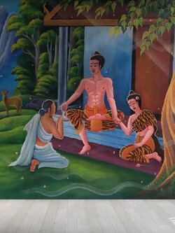 วอลเปเปอร์สั่งผลิตลายพระเวสสันดรชาดก P-THD-33