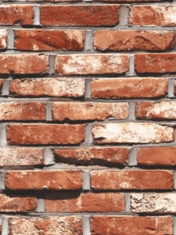 วอลเปเปอร์ลายอิฐเกาหลีแดงปนขาว