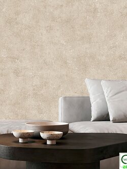 วอลเปเปอร์ลายปูนเปลือย สีน้ำตาล No.52523-6