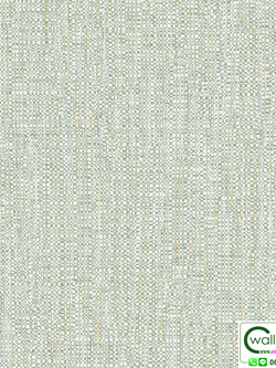 วอลเปเปอร์ลายผ้า สีเขียวอมเทาปนทอง No.52519-3