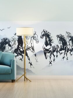 วอลเปเปอร์สั่งพิมพ์ลายม้ามงคล JHC-21