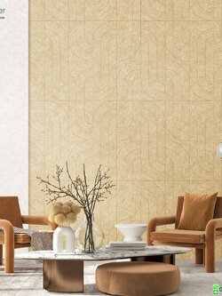 วอลเปเปอร์ติดผนังลายปูนเปลือยสีน้ำตาล