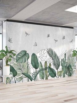 วอลเปเปอร์พิมพ์ลายภาพสวนป่า Premium PM-130