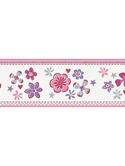 บอร์เดอร์ วอลเปเปอร์ลายดอกไม้