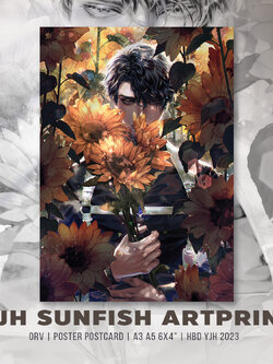 ORV | YJH Sunfish Artprint | 6x4" A5 A3