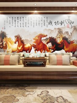 วอลเปเปอร์สั่งพิมพ์ลายม้ามงคล JHC-8