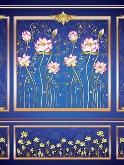 วอลเปเปอร์สั่งพิมพ์ภาพดอกบัว