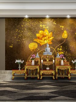 วอลเปเปอร์สั่งพิมพ์ภาพดอกบัว