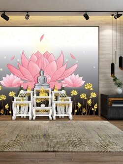 วอลเปเปอร์สั่งพิมพ์ภาพดอกบัว