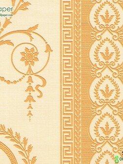 วอลเปเปอร์ติดผนังลายหลุยส์สีเหลือง