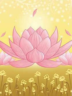 วอลเปเปอร์สั่งพิมพ์ภาพดอกบัว