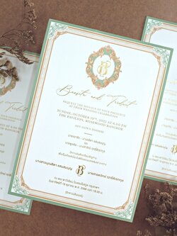 S85688 การ์ดเปล่า เดี่ยว 5x7 นิ้ว