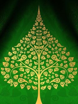 วอลเปเปอร์ลายต้นโพธิ์ THF-9-G