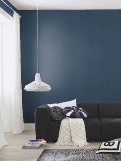 วอลเปเปอร์ลายผ้าสีน้ำเงิน