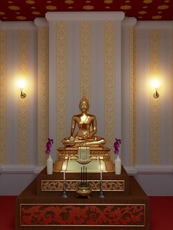 วอลเปเปอร์ลายไทยราคาถูกลายไทยพื้นขาว