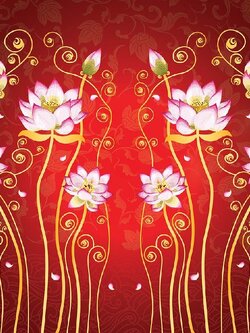 วอลเปเปอร์สั่งพิมพ์ภาพดอกบัว