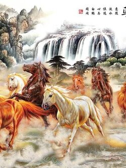 วอลเปเปอร์สั่งพิมพ์ลายม้ามงคล JHC-7