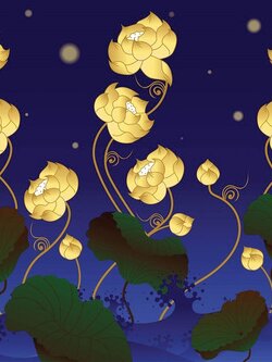 วอลเปเปอร์สั่งพิมพ์ภาพดอกบัว