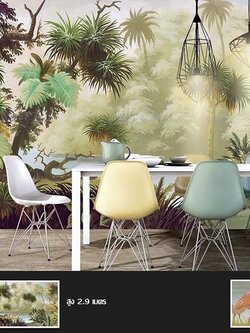 วอลเปเปอร์พิมพ์ลายภาพสวนป่า Premium PM-022